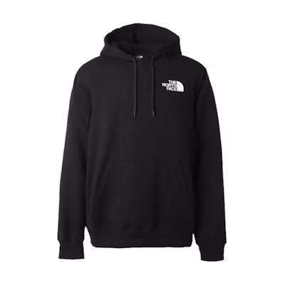 TNF Black Logo Print Hoodie Long Sleeve Sweatshirt NF0A7UNS-A68