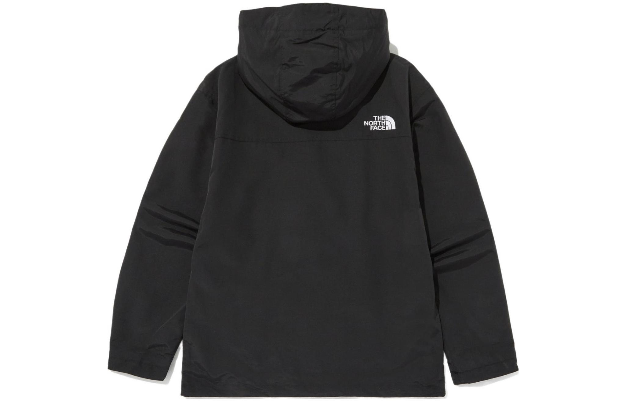 TNF Black Logo Print Multi-Pocket Zip-Up Hoodie Jacket NJ3BN58A 圖 3