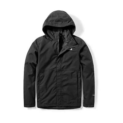 TNF Black Logo Print Outdoor Zip-Up Hoodie Jacket NF0A3VSC-JK3