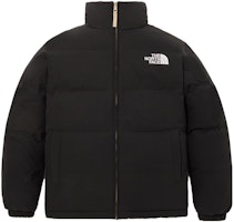 The North Face Black Logo Print Puffer Down Jacket Unisex NJ1DP77A The North Face Black Logo Print Puffer Down Jacket Unisex NJ1DP77A