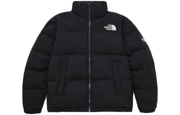 Order The North Face 黑色印花Logo羽絨外套 男女款 保暖寬鬆版型 ND92351R