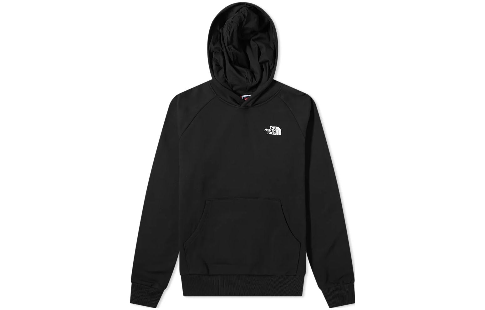 TNF Black Logo Print Pullover Hoodie NF0A2ZWU-KY4