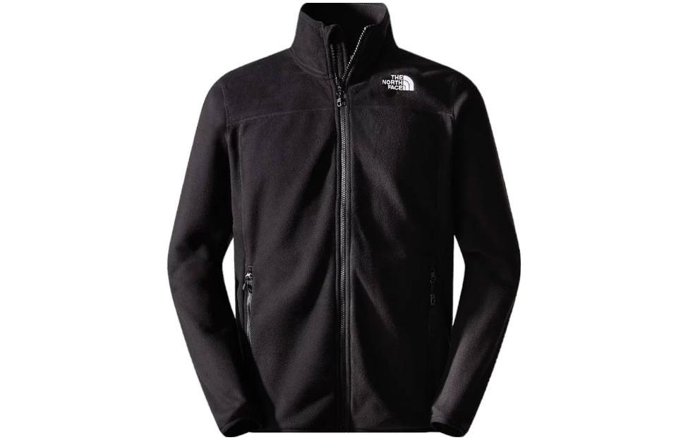 TNF Black Logo Print Stand Collar Jacket NF0A855X-JK3