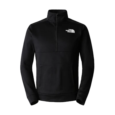 TNF Black Logo Print Stand Collar Sweatshirt Jacket NF0A7ZAK-JK3