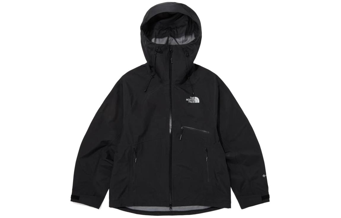 TNF Black Logo Print Zip-Up Hoodie Jacket NJ2GQ01J