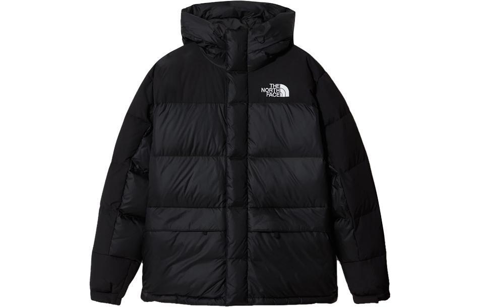 TNF Black Logo Print Zip-Up Hoodie Jacket NFOA7T43NL4