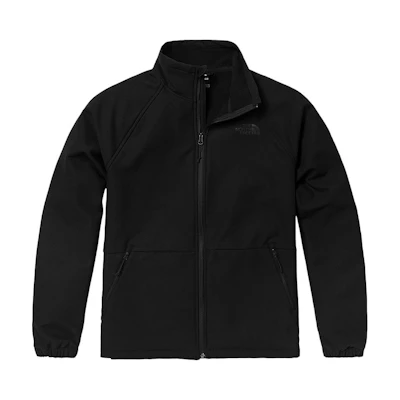 TNF Black Logo Print Zip-Up Jacket NF0A7W7S-KS7
