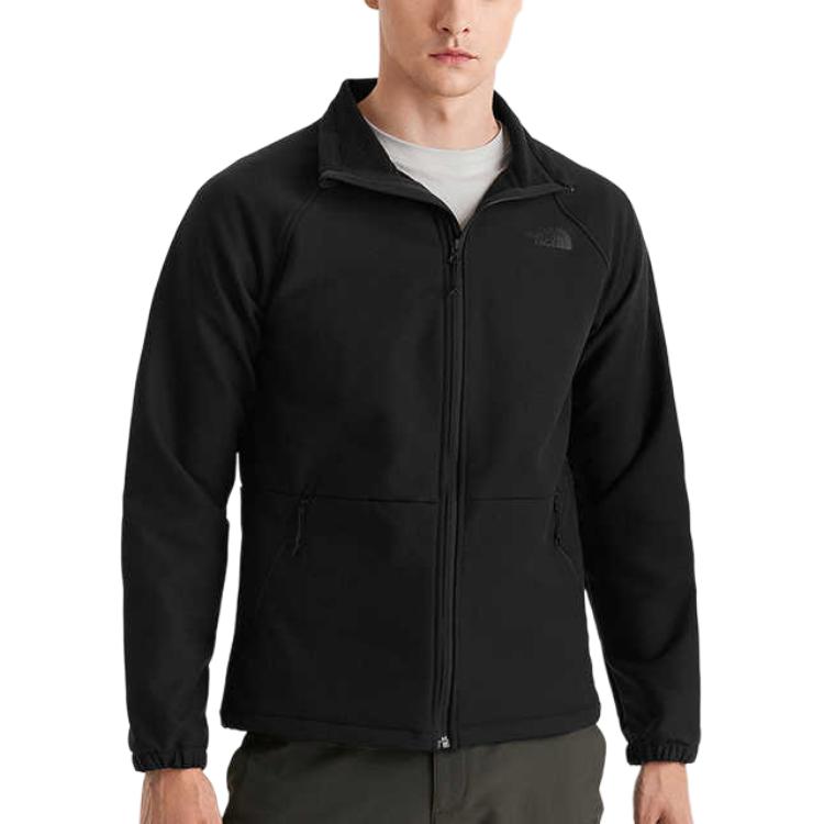 TNF Black Logo Print Zip-Up Jacket NF0A7W7S-KS7 圖 5