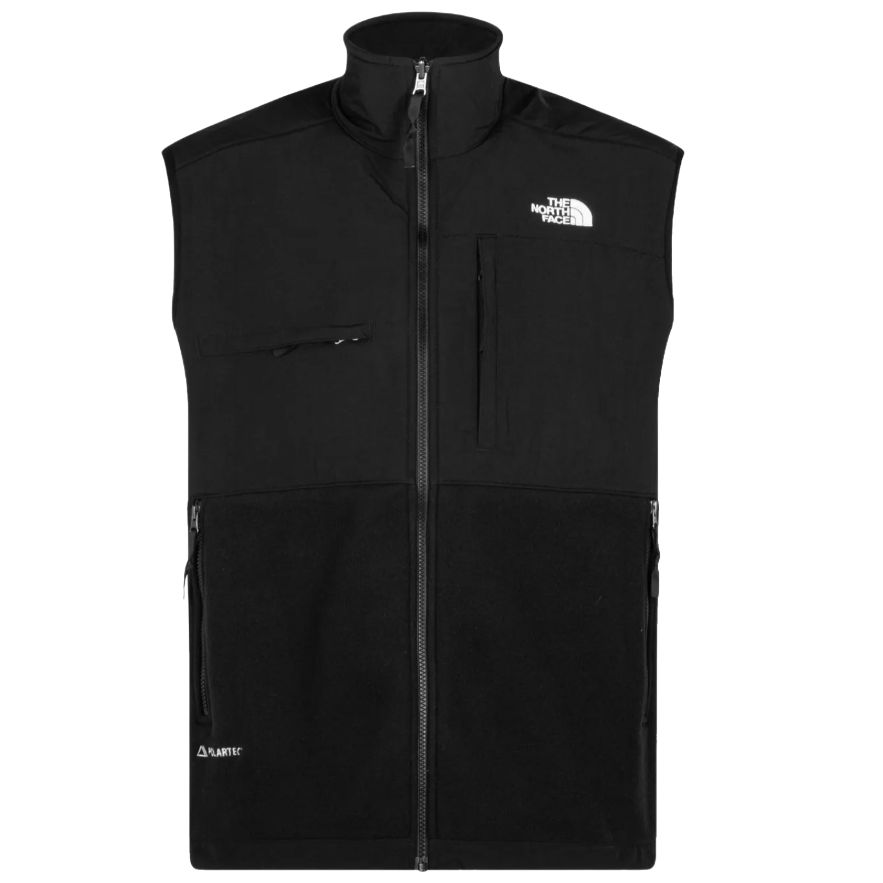 Buy The North Face Rompi Tanpa Lengan Hitam Logo Print dengan Resleting NF0A7UR4JK31