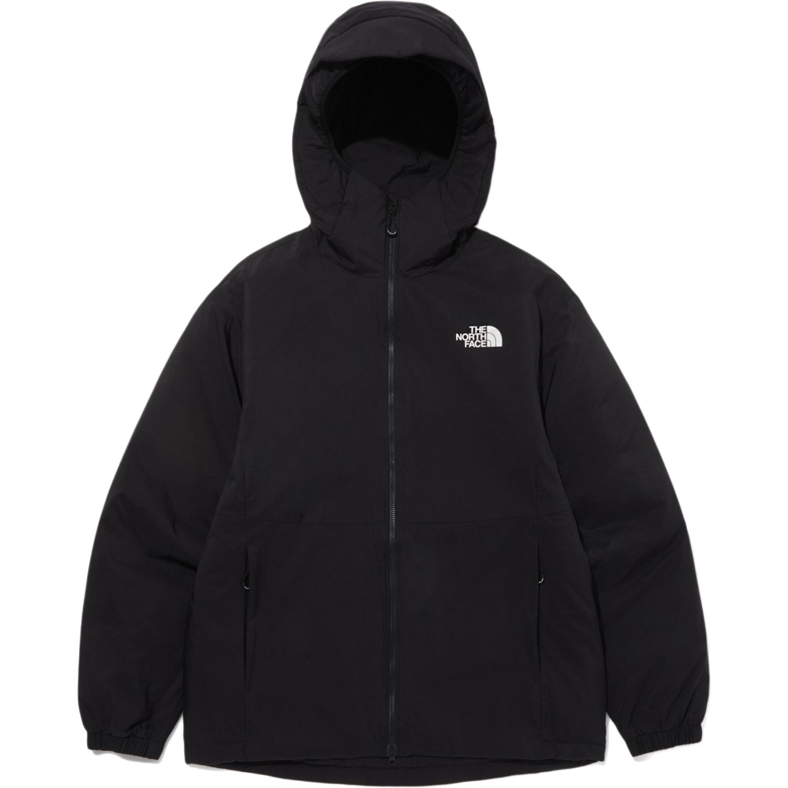 TNF Black Logo Print Zip Hoodie Jacket NJ3NQ54A