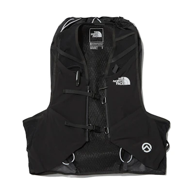 TNF Black Logo Print Zip Vest NA5AP70A