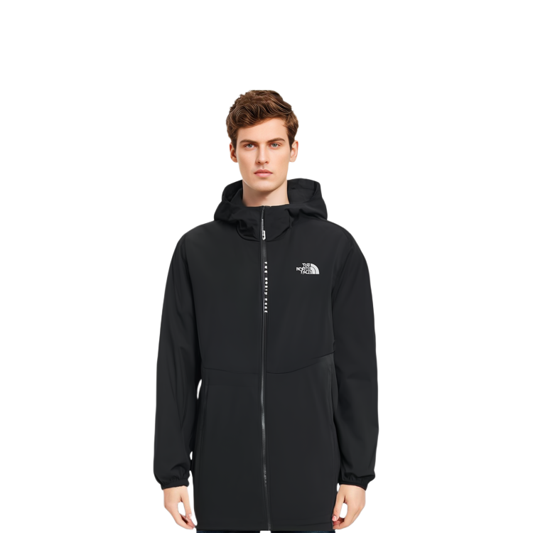 TNF Black Logo Printed Lightweight Zip Jacket Unisex Hoodie NJ3LP00J 圖 7