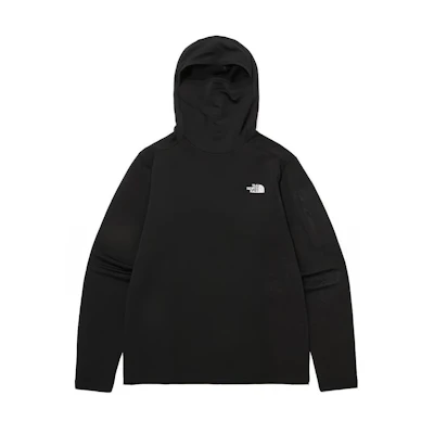 TNF Black Logo Pullover Hoodie Long Sleeve Casual Sweatshirt NM5PP60A