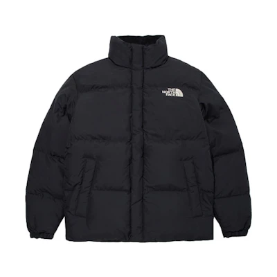 TNF Black Logo Short Puffer Jacket Winter Edition NJ3NM55K