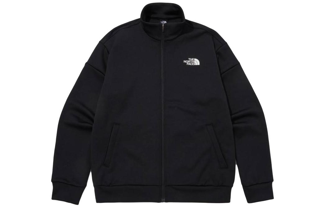 TNF Black Logo Stand Collar Utility Zip-Up Jacket NJ5JP12A