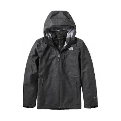 TNF Black Logo Waterproof Breathable Hooded Jacket NF0A3VSI-JK3