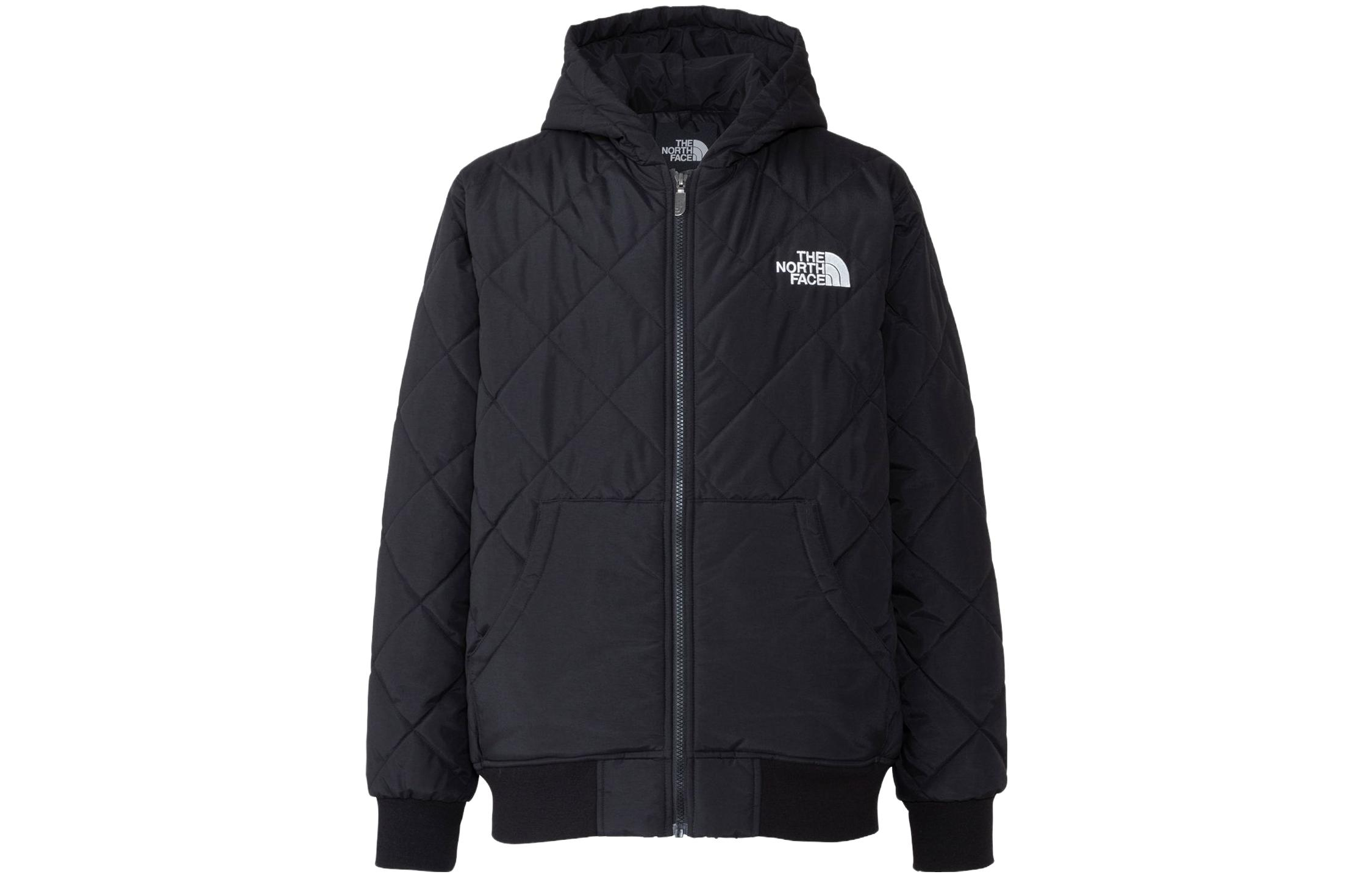 The North Face Black Logo Zip-Up Hoodie Jacket NY82333-K
