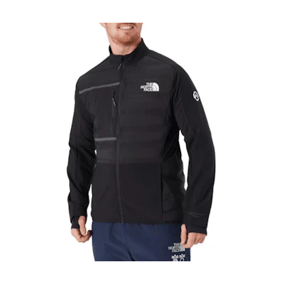 TNF Black Logo Zip-Up Stand Collar Jacket NF0A84KM-JK3