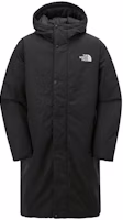 The North Face Black Long Quilted Logo Jacket Unisex Windproof Waterproof NC3NP51J The North Face Black Long Quilted Logo Jacket Unisex Windproof Waterproof NC3NP51J