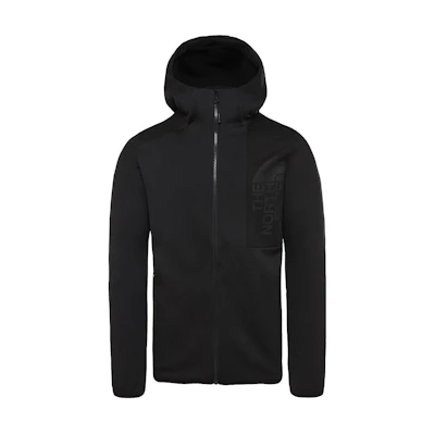 TNF Black Merak Solid Logo Fleece Zip-Up Hoodie NF0A3YG5-KX7