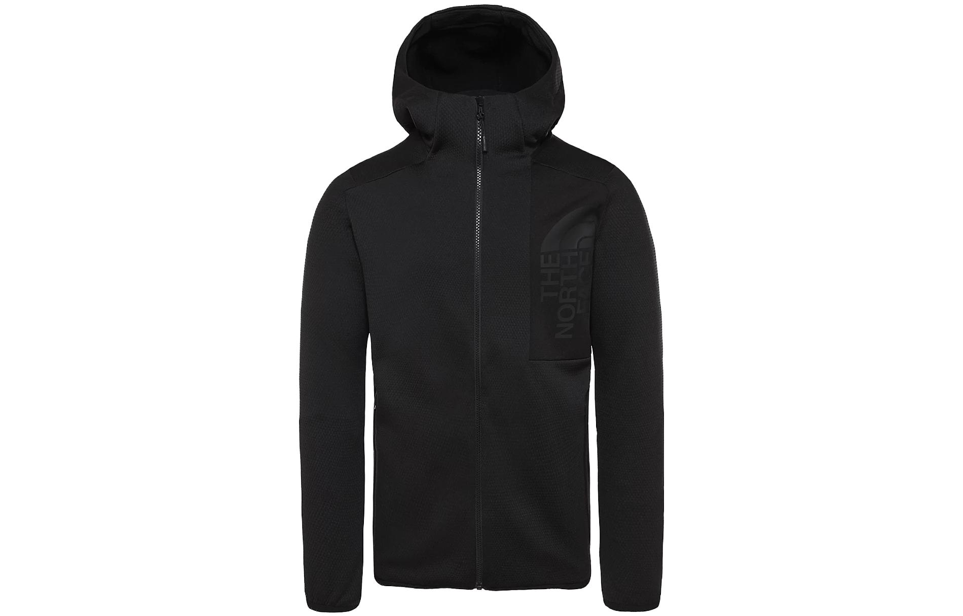TNF Black Merak Solid Logo Fleece Zip-Up Hoodie NF0A3YG5-KX7 圖 2