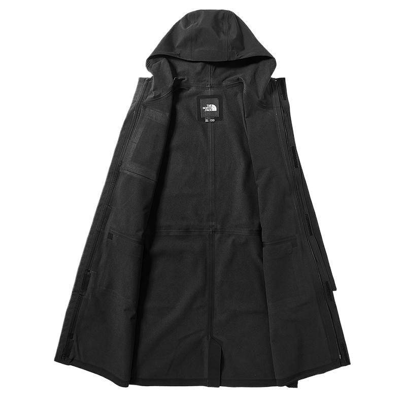 TNF Black Mid-Length Logo Printed Hooded Zip Jacket NF0A3VRX-JK3 圖 4