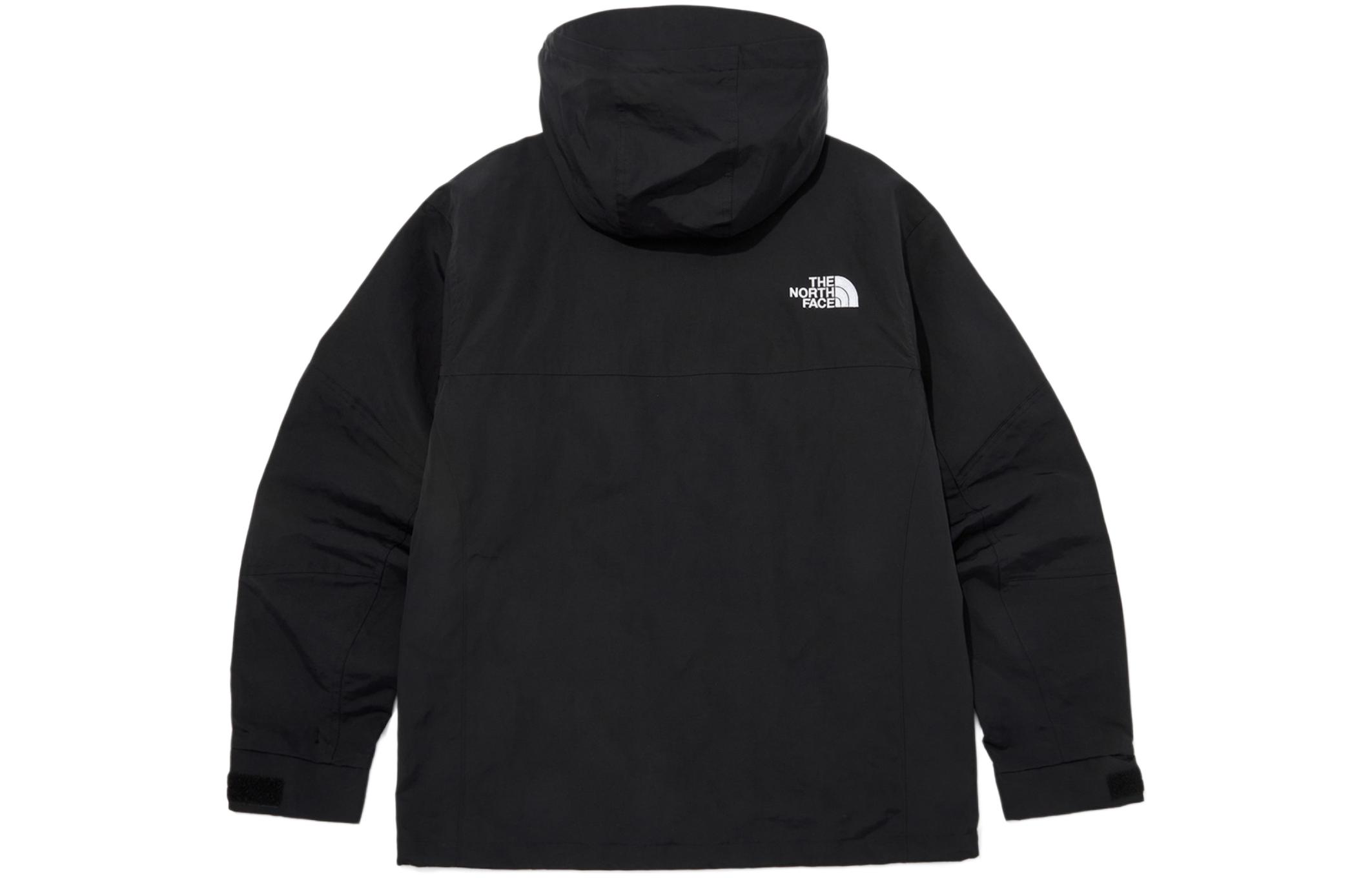 TNF Black Multi-Pocket Utility Hooded Jacket Unisex Long Sleeve NJ3BQ04A 圖 3