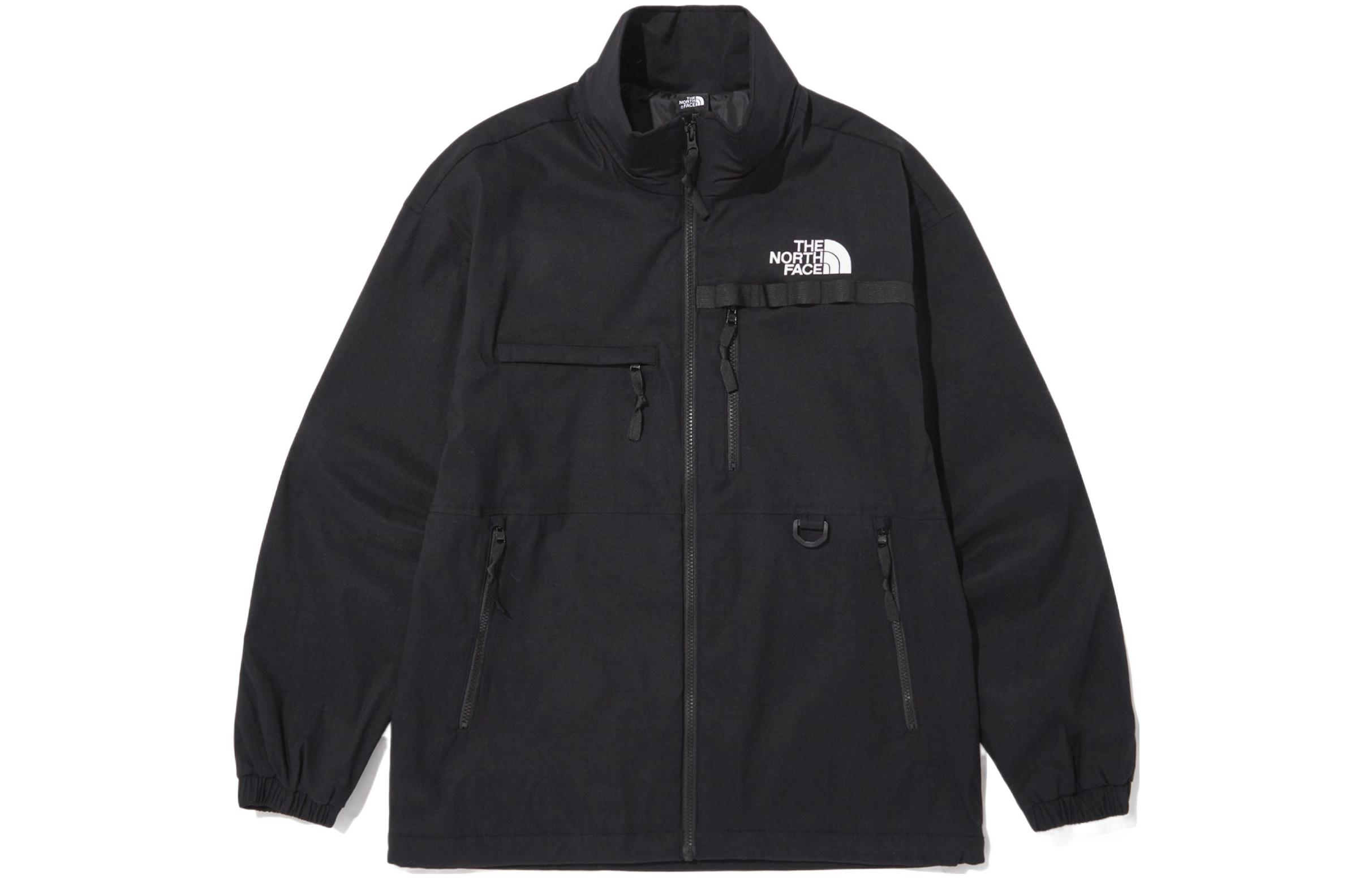 The North Face Black Multi-Pocket Zip-Up Logo Jacket NJ3BN54A