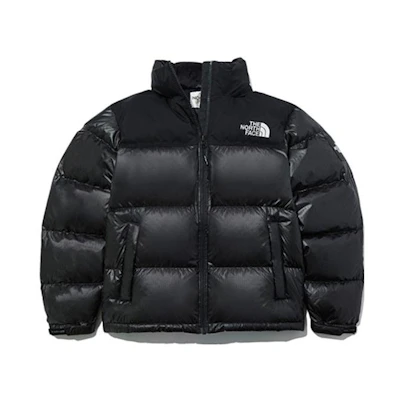 TNF Black Nuptse Packable Windproof Jacket Unisex NJ1DL57J