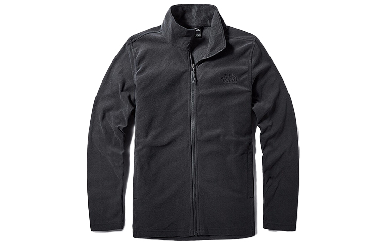 TNF Black Outdoor Hooded Fleece Windbreaker Jacket NF0A4NEC-JK3