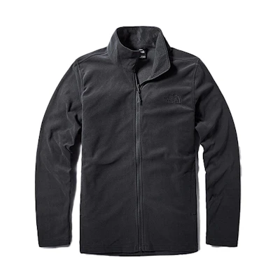 TNF Black Outdoor Hooded Fleece Windbreaker Jacket NF0A4NEC-JK3