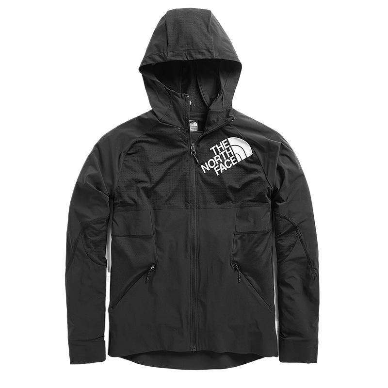 TNF Black Outdoor Hooded Jacket - Breathable & Moisture-Wicking NF0A3V6D-JK3