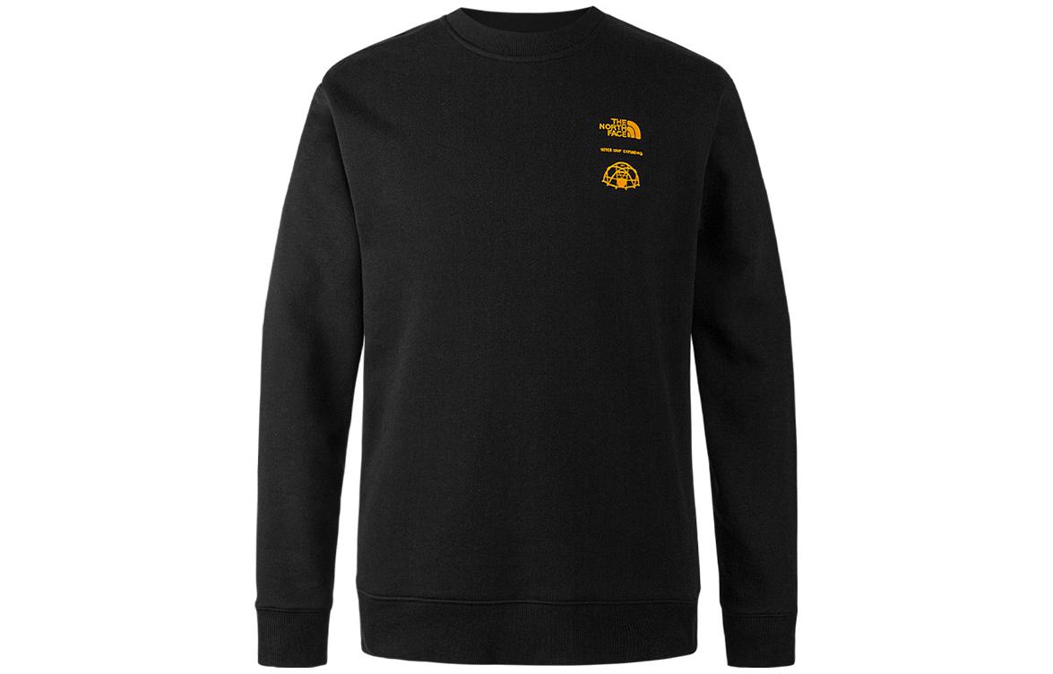 TNF Black Outdoor Pullover Sweatshirt with Back Logo Print - Unisex NF0A8AKY-JK3