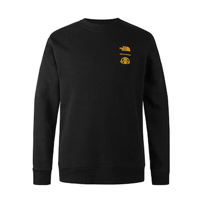 TNF Black Outdoor Pullover Sweatshirt with Back Logo Print - Unisex NF0A8AKY-JK3