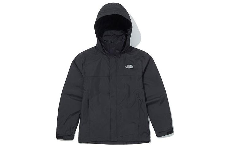 TNF Black Packable Outdoor Hooded Jacket NJ2HM06A
