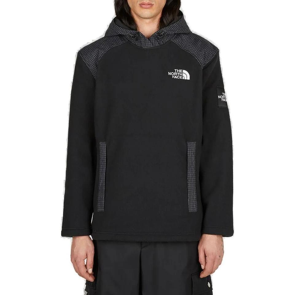 TNF Black Patchwork Long-Sleeve Hoodie NF0A7Z9C-JK3