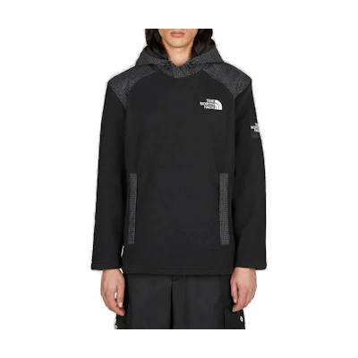 TNF Black Patchwork Long-Sleeve Hoodie NF0A7Z9C-JK3