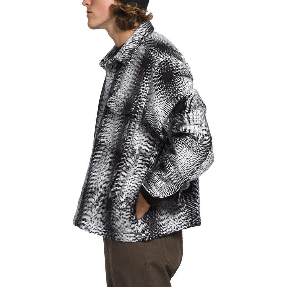 TNF Black Plaid Collar Long Sleeve Workwear Jacket NF0A8323-O1Q 圖 6