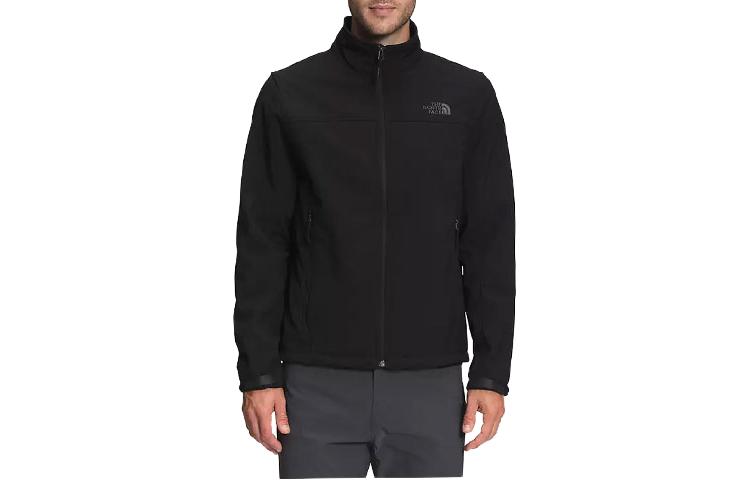 TNF Black Plain Logo Comfortable Warm Jacket NF0A2TBA-KX7