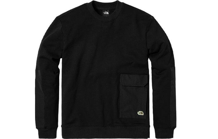 TNF Black Pocket Crewneck Sweatshirt NF0A4U8Q-JK3