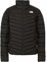 The North Face Black Puffer Jacket with Logo Print and High Collar NY82312-K The North Face Black Puffer Jacket with Logo Print and High Collar NY82312-K