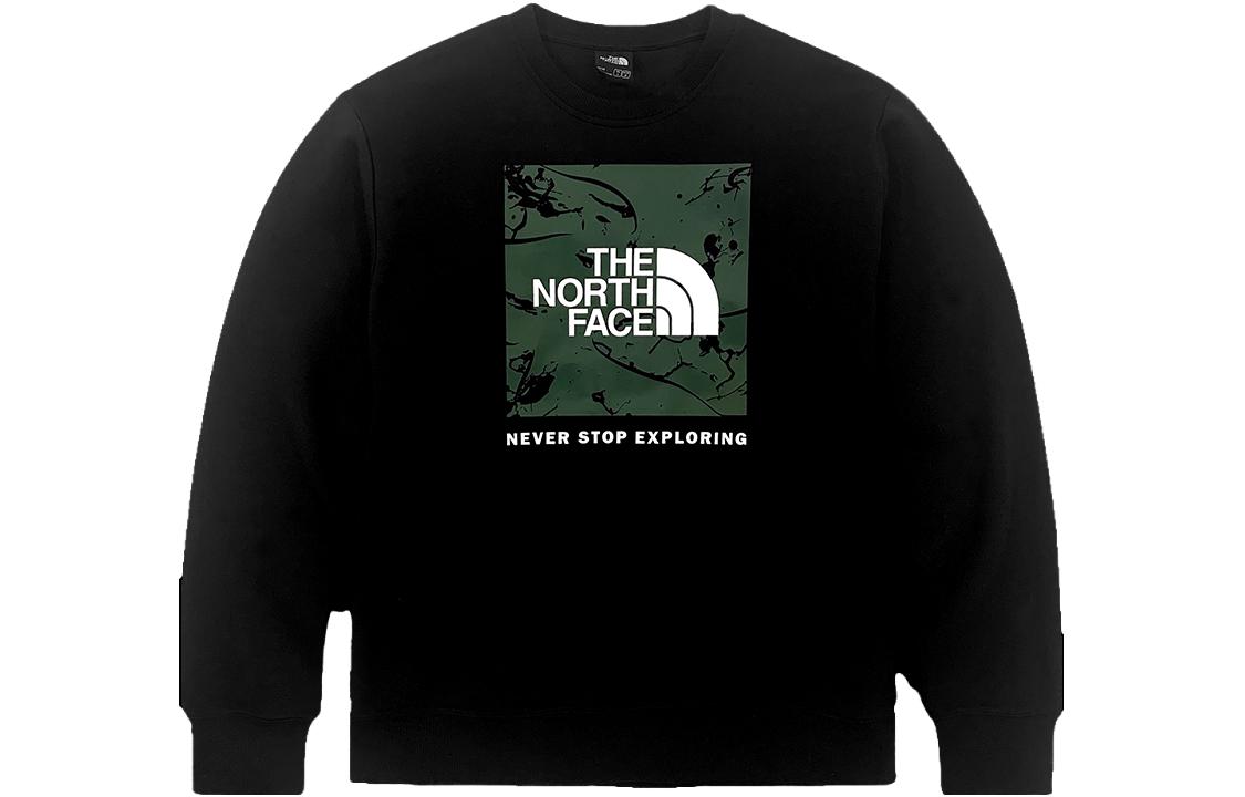 TNF Black Pullover Crewneck Sweatshirt with Logo Print NF0A86Q0JK3-JK3 圖 2