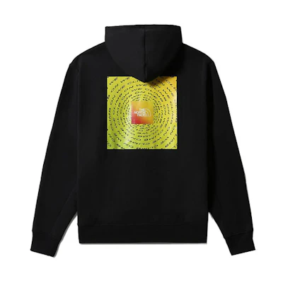 TNF Black Pullover Hoodie with Back Graphic Print NF0A7QA3-JK3
