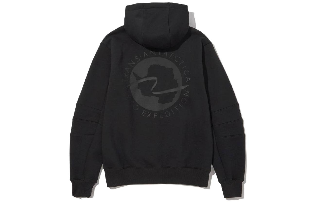 TNF Black Pullover Hoodie with Embroidered Logo for Men NM5PM57B