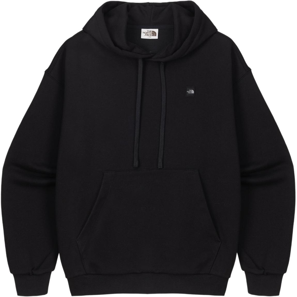 TNF Black Pullover Hoodie with Letter Print NM5PQ51L