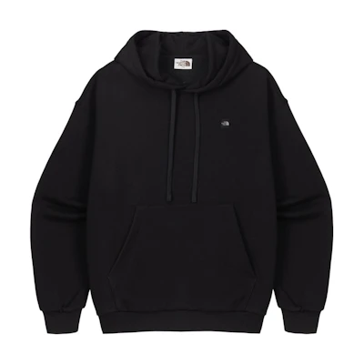 TNF Black Pullover Hoodie with Letter Print NM5PQ51L