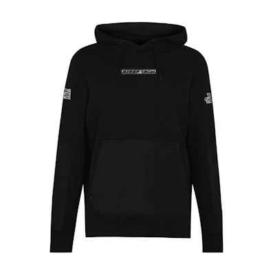 TNF Black Pullover Hoodie with Letter Print Long Sleeve NF0A4R5G-JK3