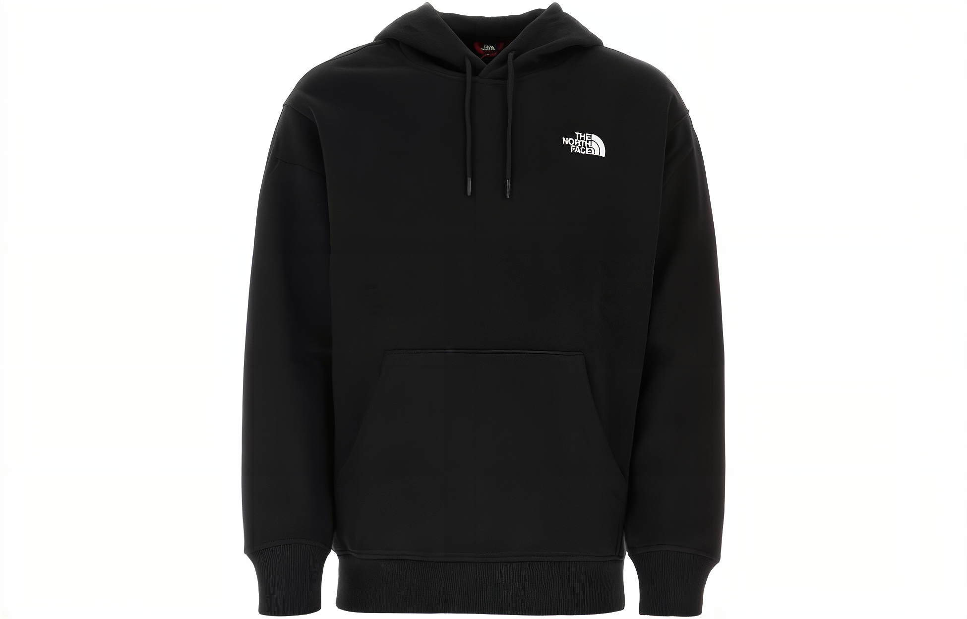 TNF Black Pullover Hoodie with Letter Print Design NF0A7ZJ9JK31