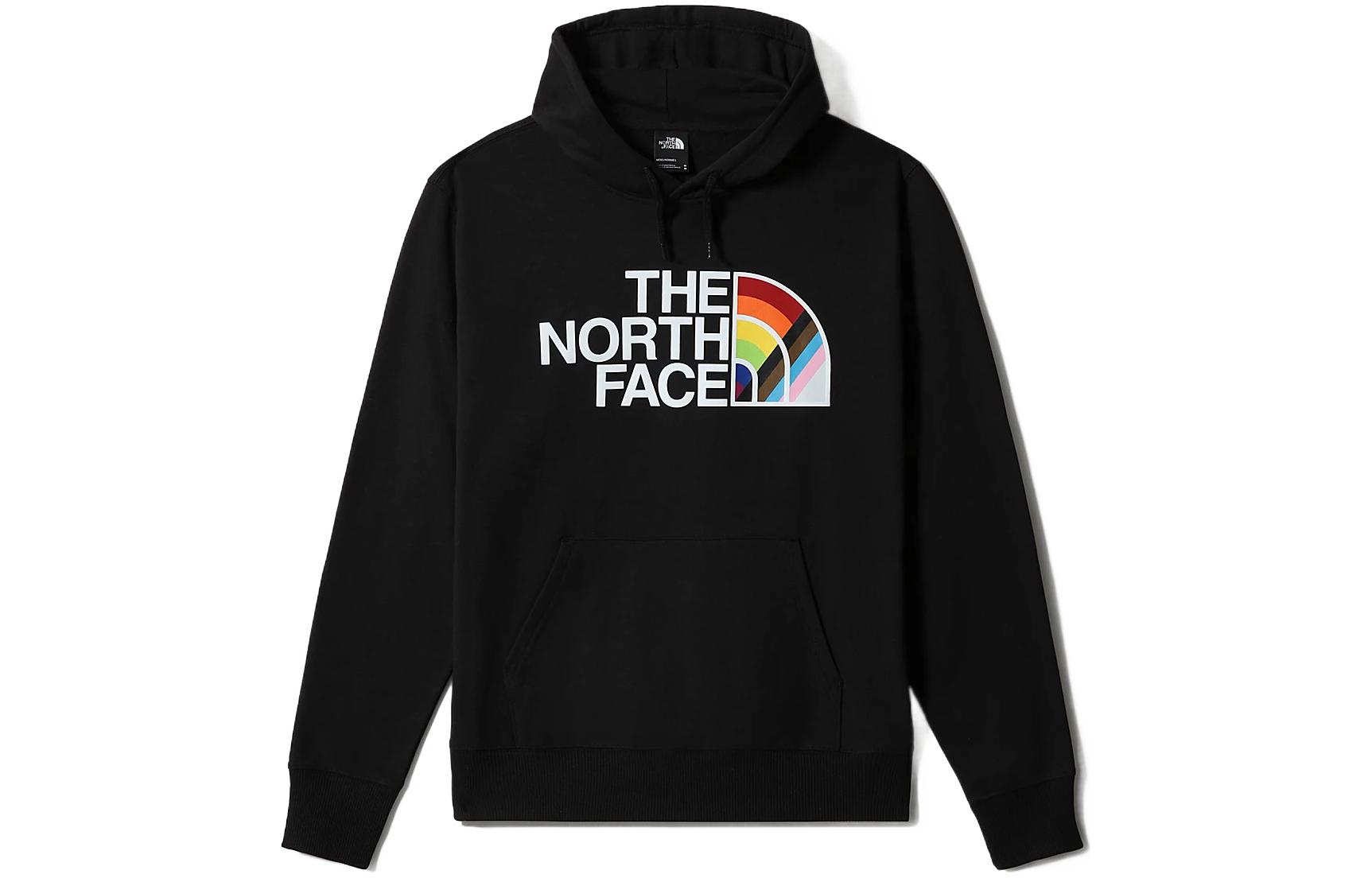 TNF Black Pullover Hoodie with Logo Design NF0A7QCK-JK3