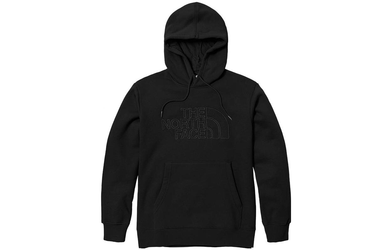 TNF Black Pullover Hoodie with Logo Embroidery NF0A7QV4-JK3